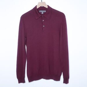 Men's Warehouse Modern Fit Sweater Size LT Large Tall Purple Merino Wool